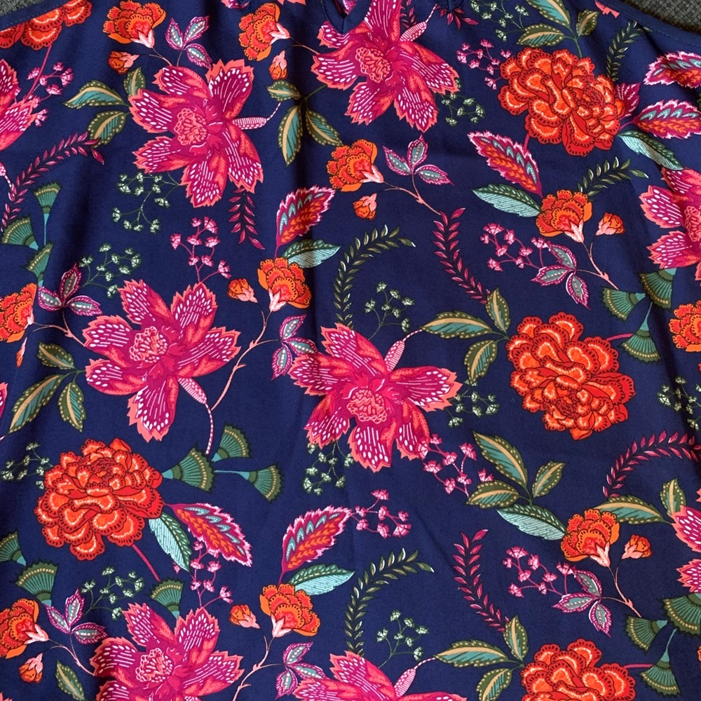 Papermoon floral spaghetti strap blouse. Size S. - Picture 6 of 9
